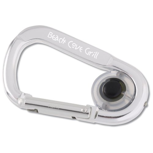 Metallic Carabiner Flashlight Main Image