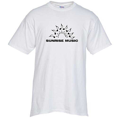 Jerzees Dri-Power 50/50 T-Shirt - Men's - White - Screen Main Image