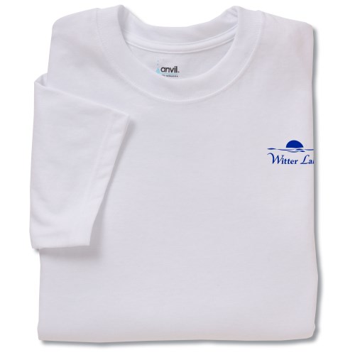 Anvil Dri-Release 5.6 oz. T-Shirt - White Main Image