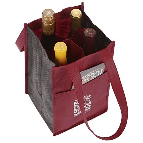 Polypropylene Four Bottle Bag Main Image