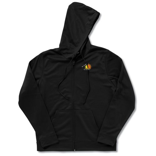 Augusta Sportswear Wicking Full-Zip Sweatshirt - Ladies' Main Image