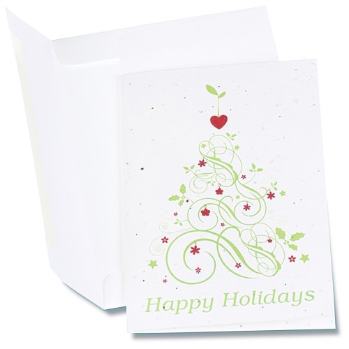 Seeded Holiday Card - Happy Holidays Main Image