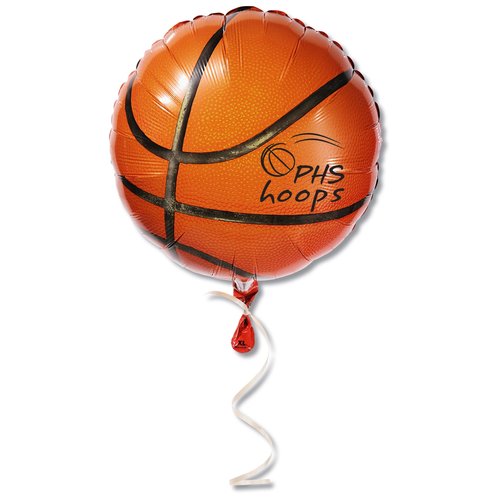Mylar Balloon - 18" - Basketball Main Image