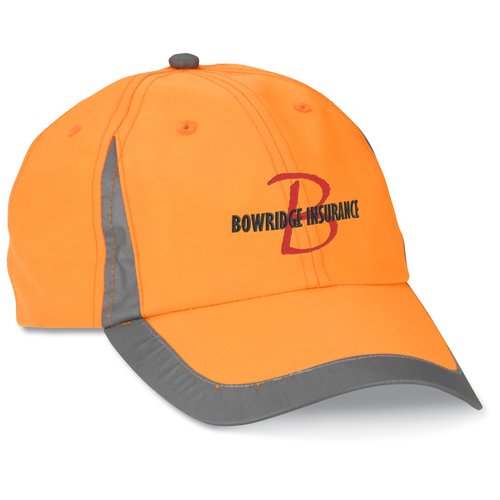 Neon Reflective Cap - Embroidered - Closeout Colors Main Image