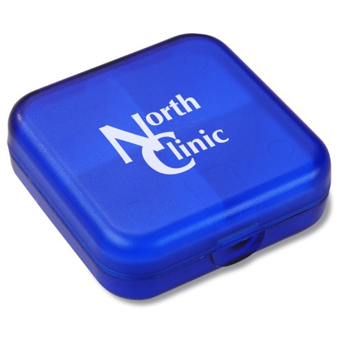Square Shape 4-Compartment Pill Box Main Image