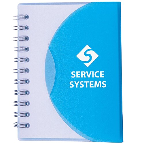 Spiral Curve Notebook - 4 1/4 inches x 3 1/4 inches - 24 hr Main Image