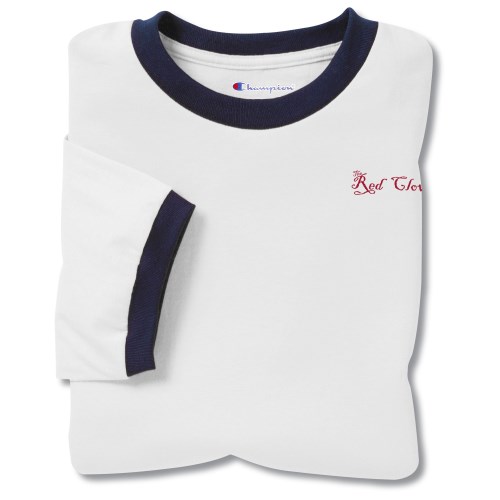 Champion Tagless Ringer Tee - Whites Main Image
