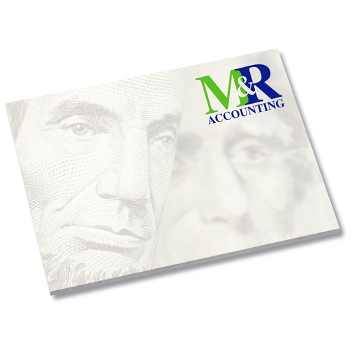 Bic Sticky Note - Designer - 3x4 - Money - 25 Sheet Main Image