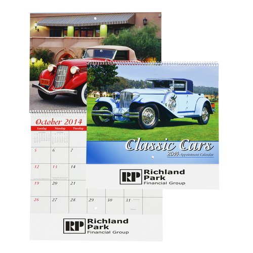 Classic Cars 2014 Calendar - Spiral - Closeout Main Image