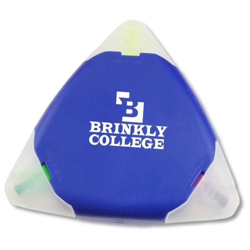 TriMark Highlighter - Opaque - Reflex Blue - Frosted Caps Main Image