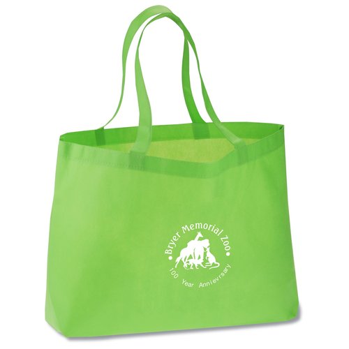 Bottom Gusset Polypropylene Shopper - 12" x 20" Main Image