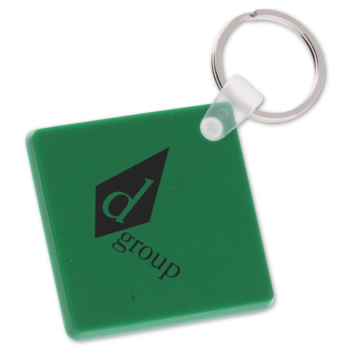 Diamond Shape Vinyl Key Tag - Opaque - Closeout Main Image