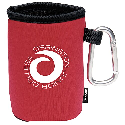 Collapsible Koozie® Can Cooler with Carabiner Main Image