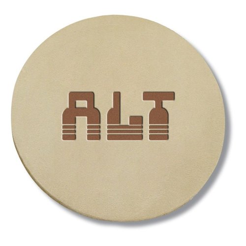 Buff Leather Coaster - Medium Main Image