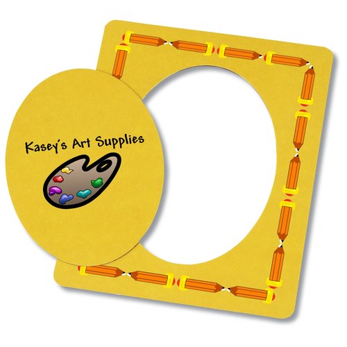 Magnetic Photo Frame - Oval - Colors Main Image