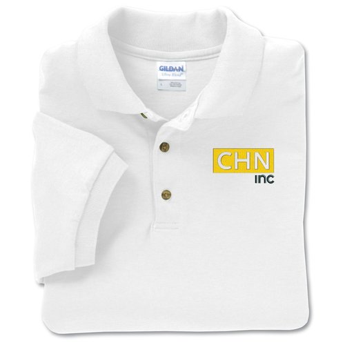 Gildan 5.6 oz. DryBlend 50/50 Jersey Polo - White Main Image