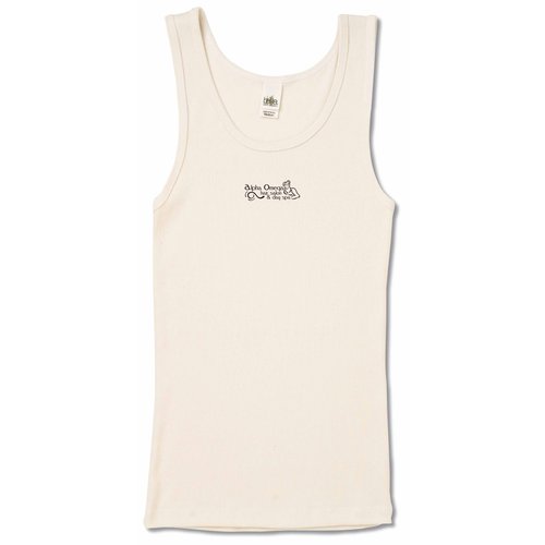 Bella Organic Rib Tank - Ladies' - White Main Image