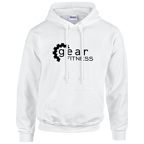 Gildan 50/50 Hooded Sweatshirt - Screen - White Main Image