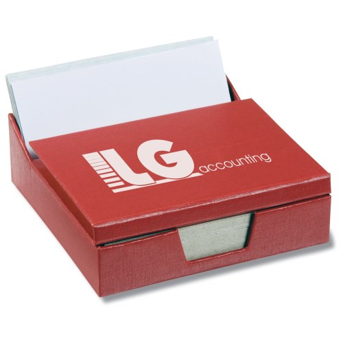 Recycled Business Card Holder/Notepad Center Main Image