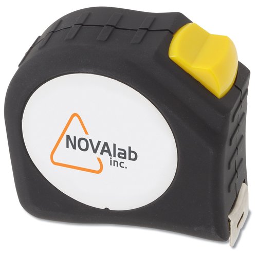 16' Black Rubber Finish Tape Measure Main Image