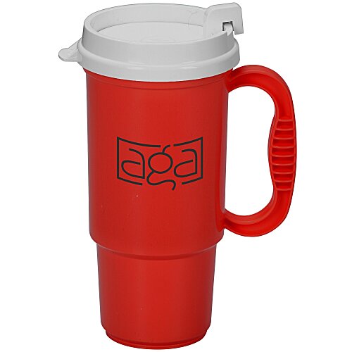 Insulated Auto Mug - 16 oz. - White Interior Main Image