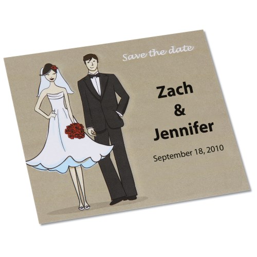 Save the Date Magnet - Wedding Couple Main Image