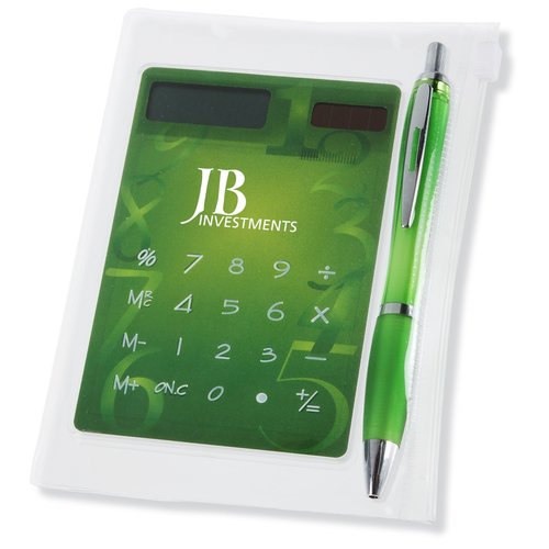 Sleek-n-Slim Calculator/Curvy Pen Gift Set - Numbers Edition Main Image
