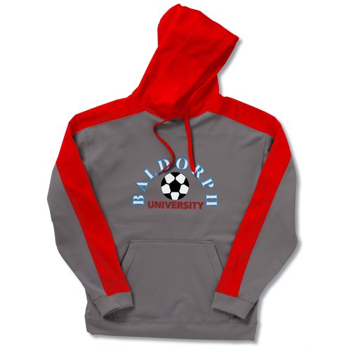 J. America Moisture Wicking Sweatshirt - Applique Felt Main Image