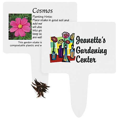 Compostable Seed Stakes - Cosmos Main Image