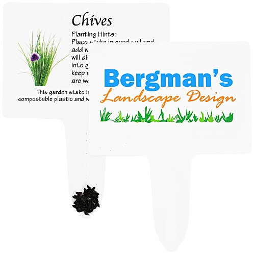 Compostable Seed Stakes - Chives Main Image