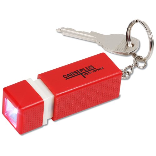 3D Flashlight Key Tag Main Image