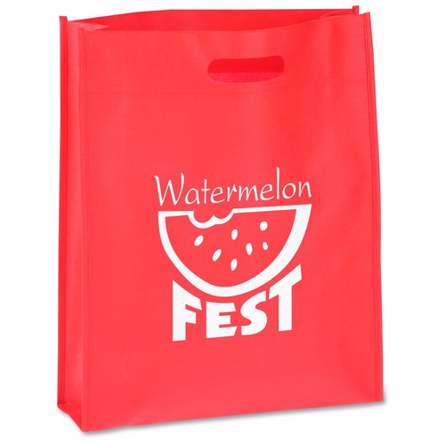 Polypropylene Die-Cut Gusseted Tote - 15" x 12" Main Image