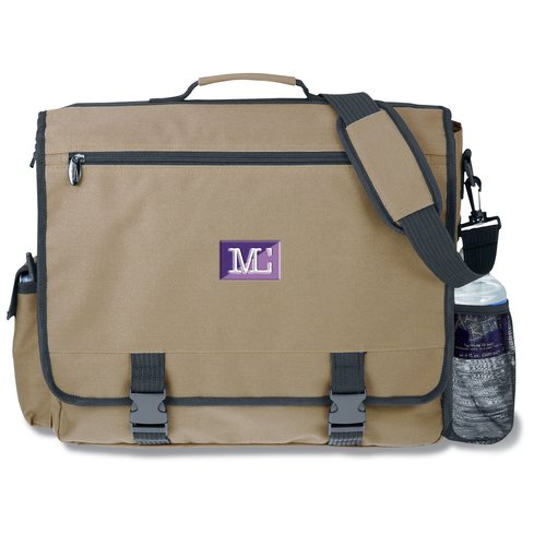 4imprint Business Attache - Khaki - Emb - 24 hr Main Image