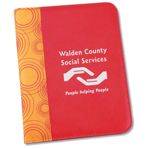 Poly Pro Nouveau Jr. Padfolio - Circles Main Image