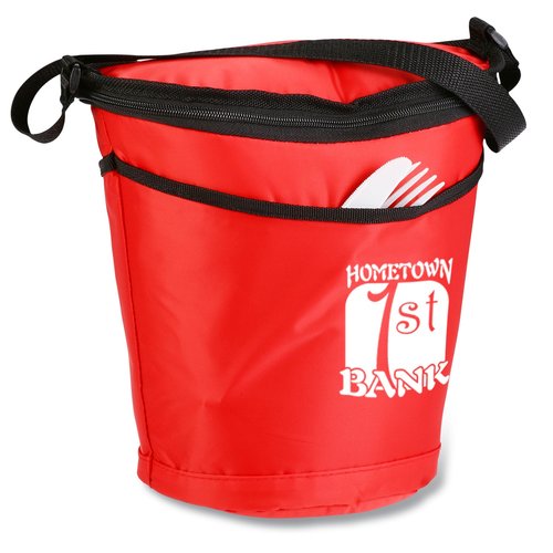 Smiley Koozie Lunch Sack - Closeout Main Image