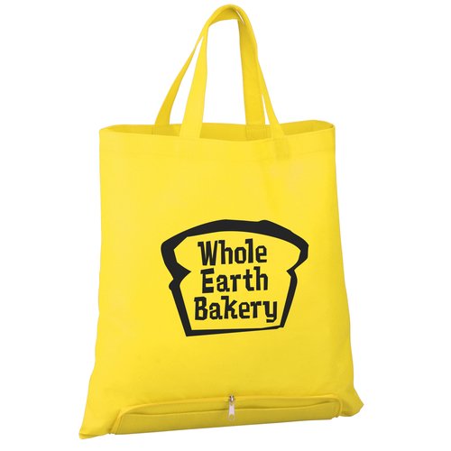 Zippered Fold Up Tote Main Image