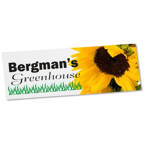 Removable Vinyl Bumper Sticker - 3-3/4" x 7-1/2" -Full Color Main Image