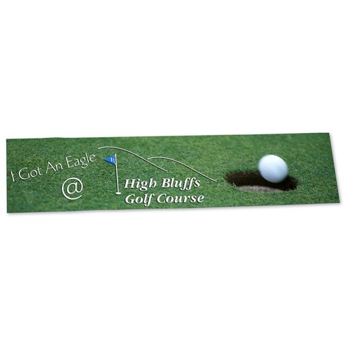 Removable Vinyl Bumper Sticker - 3-3/4" x 15" - Full Color Main Image