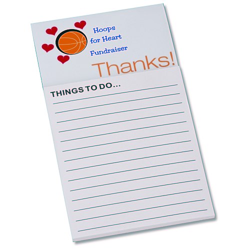 Bic Business Card Magnet with Notepad - Thanks Main Image
