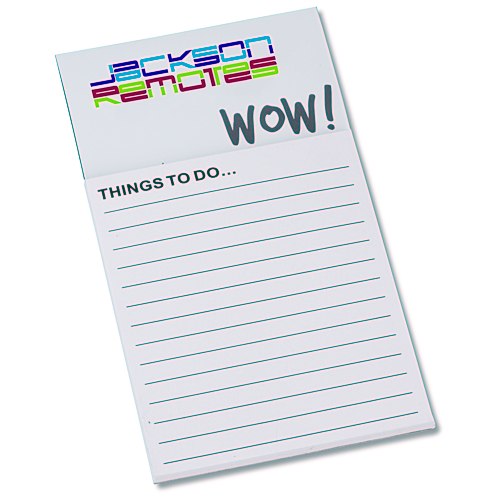 Bic Business Card Magnet with Notepad - Wow Main Image