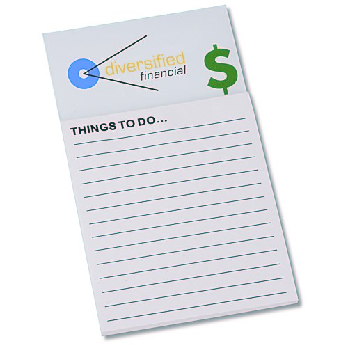 Bic Business Card Magnet with Notepad - Dollar Sign Main Image