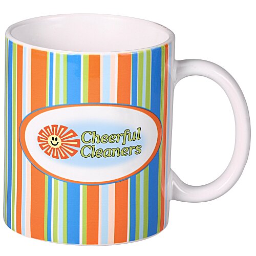 Outer Bank Stripe Designer Mug - 11 oz. Main Image
