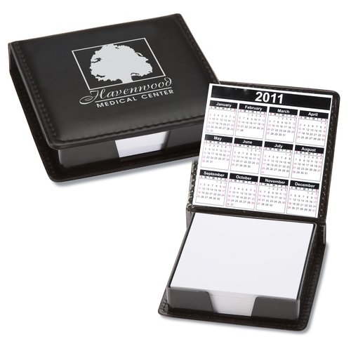 Faux Leather Note Holder - Closeout Main Image