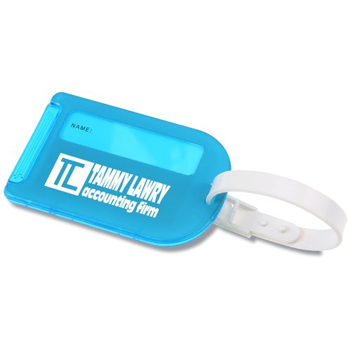 Slide-Out Luggage Tag - Translucent Main Image