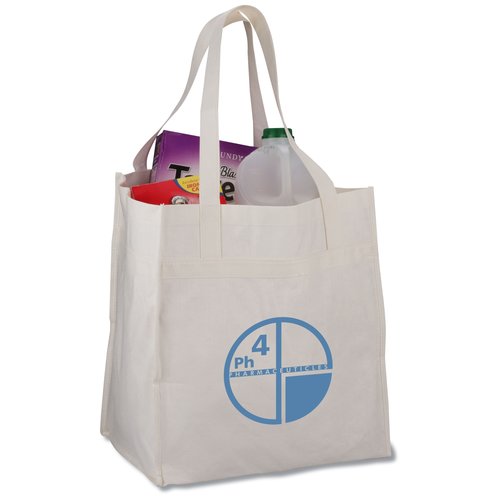 Bamboo Rayon Grocery Tote - 15" x 13" Main Image