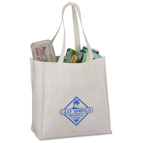 Bamboo Rayon Grocery Tote - 14" x 13" Main Image
