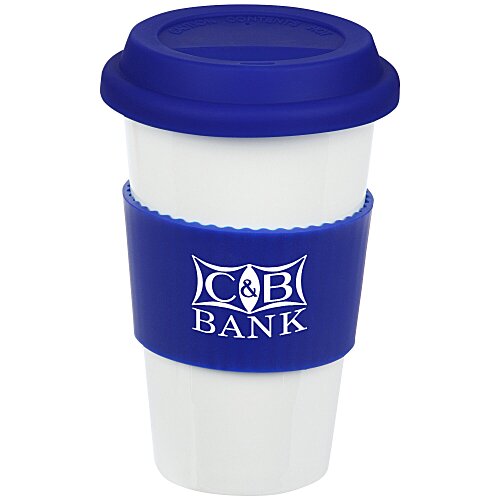 Manhattan Ceramic Tumbler - 14 oz. - Grip Print Main Image