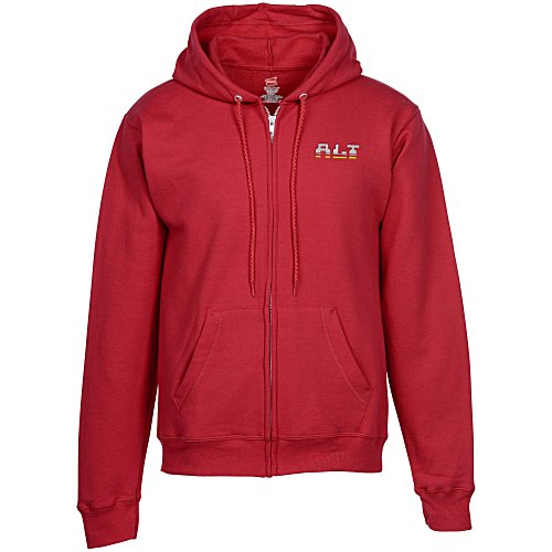 Hanes ComfortBlend Full-Zip Sweatshirt - Embroidered Main Image