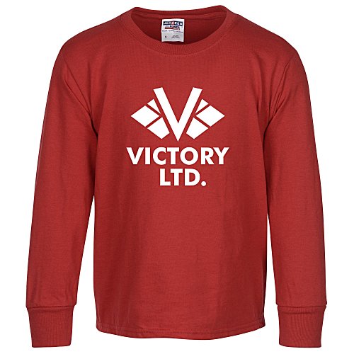 Jerzees Dri-Power 50/50 LS T-Shirt - Youth - Screen Main Image