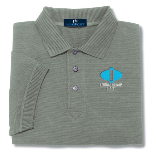 Vansport Ottoman Knit Polo - Men's Closeout Colors Main Image